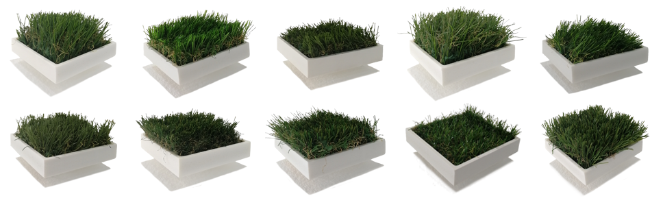 Herbe synthétique verte