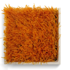 carré herbe synthétique orange